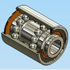 Airframe control ball bearings