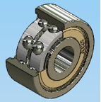 Double row angular contact ball bearings