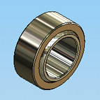 Steel-on-PTFE Plastic Material Series Bearings