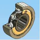 Track roller ball bearings